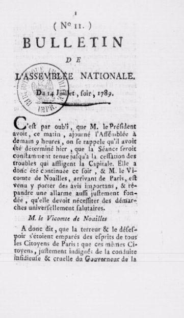 Bulletin de l’Assemblée nationale (1789-1790)