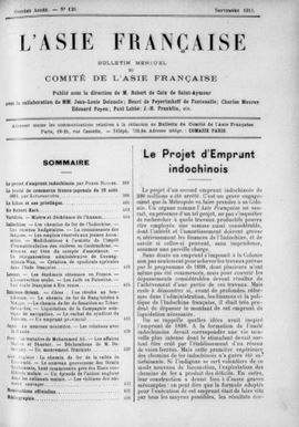  Bulletin du Comité de l'Asie française (1901-1940)