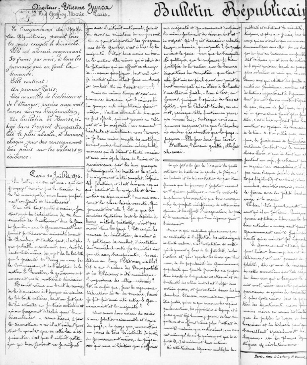Bulletin républicain (1876)
