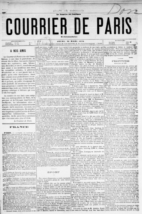 Le Courrier de Paris (1875-1906)