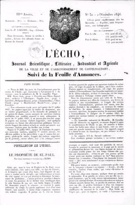 L'Écho (1844-1852)