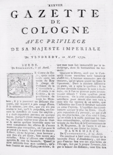 Gazette de Cologne (1740-1794)