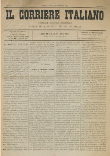 Il Corriere italiano (1887-1888)