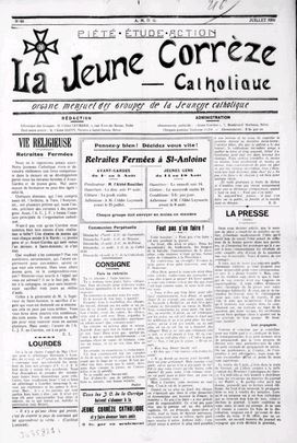 La Jeune Corrèze catholique (1921-1936)