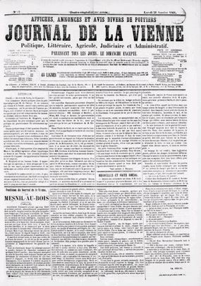 Journal de la Vienne (1840-1921)