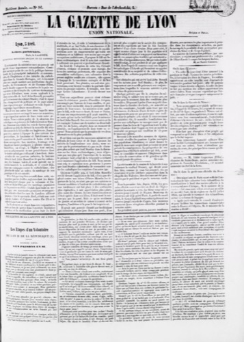 La Gazette de Lyon (1845-1853)