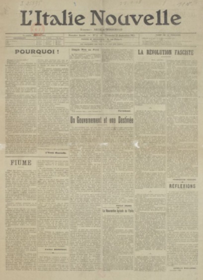 La Nuova Italia (L'Italie nouvelle) (1923-1924)