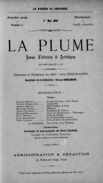 La Plume (1889-1914)