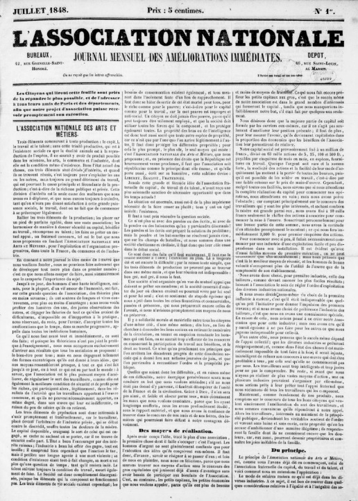 L'Association nationale (1848)