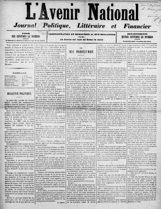 L'Avenir national (1882)