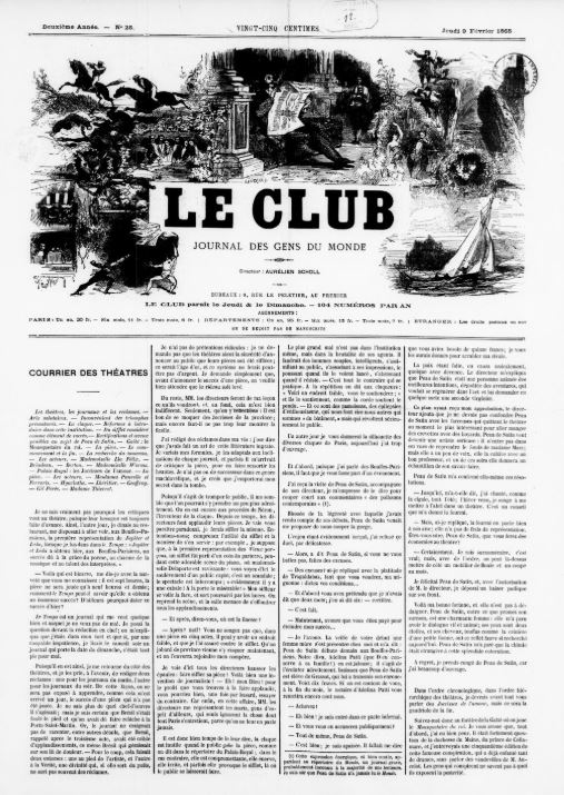 Le Club (1864-1865)