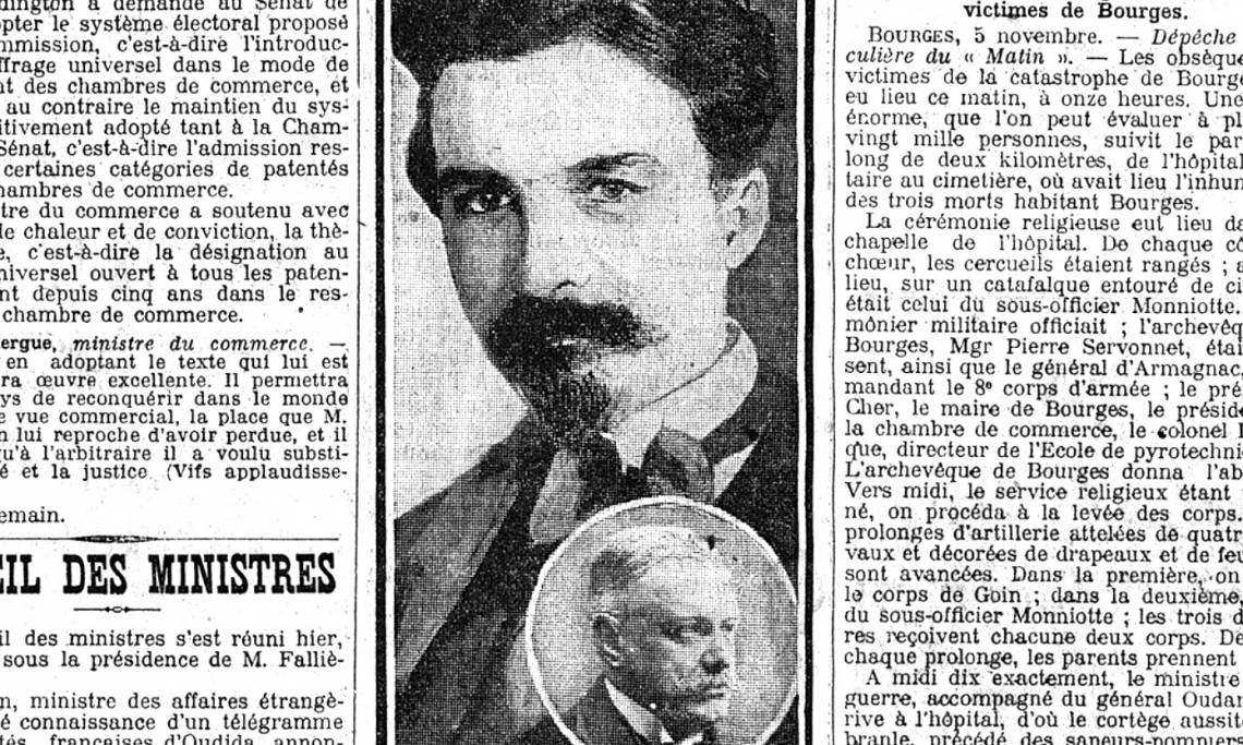 « L'accusé [Adolf Brand] porte M. de Bülow sur son cœur », Le Matin, novembre 1907 - source : RetroNews-BnF 