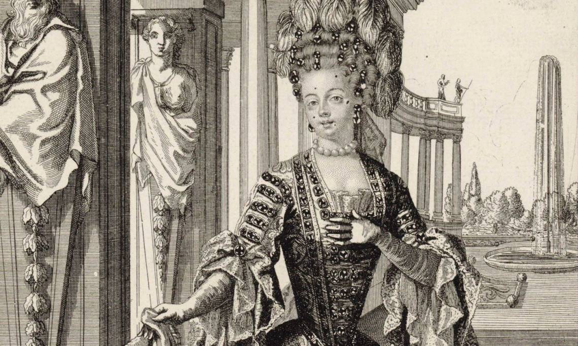  Mademoiselle Maupin de l'Opéra, estampe, auteur inconnu, circa XVIIe siècle - source : Gallica-BnF