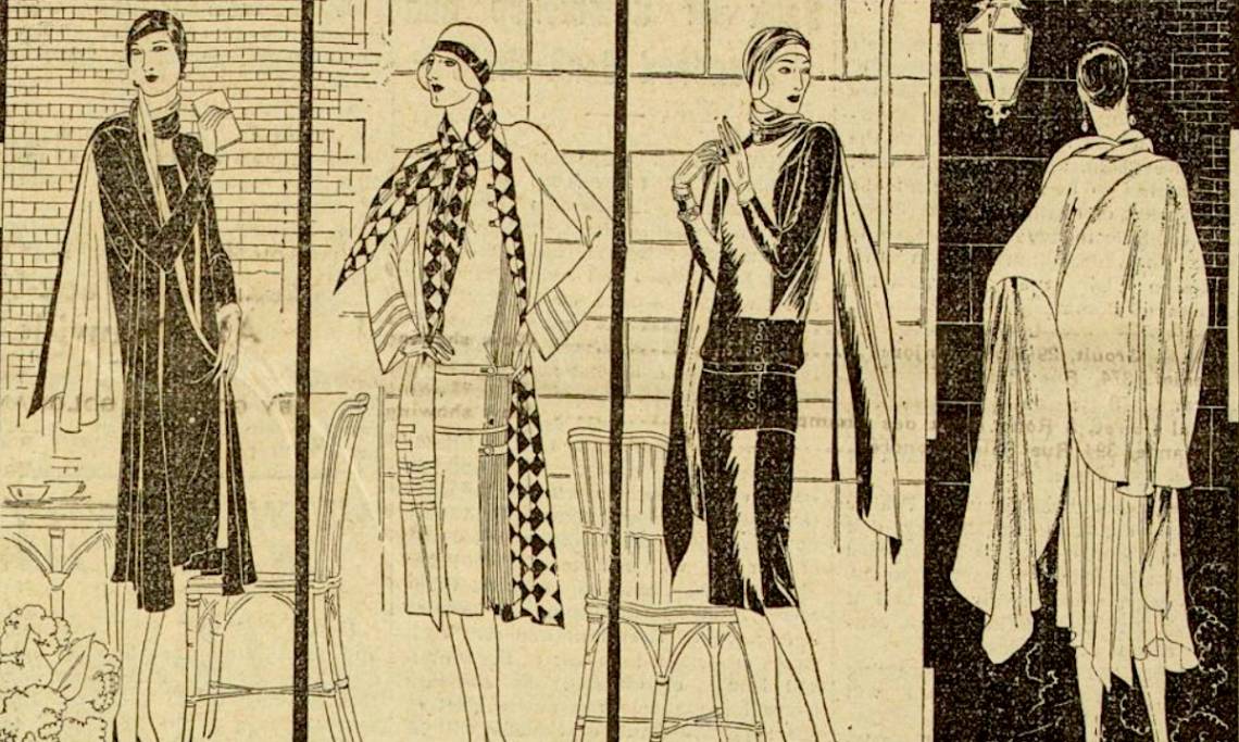 Présentation de la nouvelle collection prêt-à-porter Chanel, The Chicago Tribune, 1928 - source : RetroNews-BnF