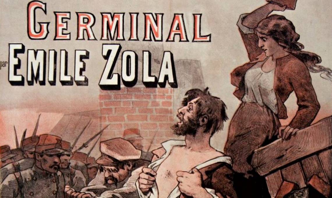 Publicité pour « Germinal », en feuilleton dans Gil Blas, 1884 - source : Gallica-BnF