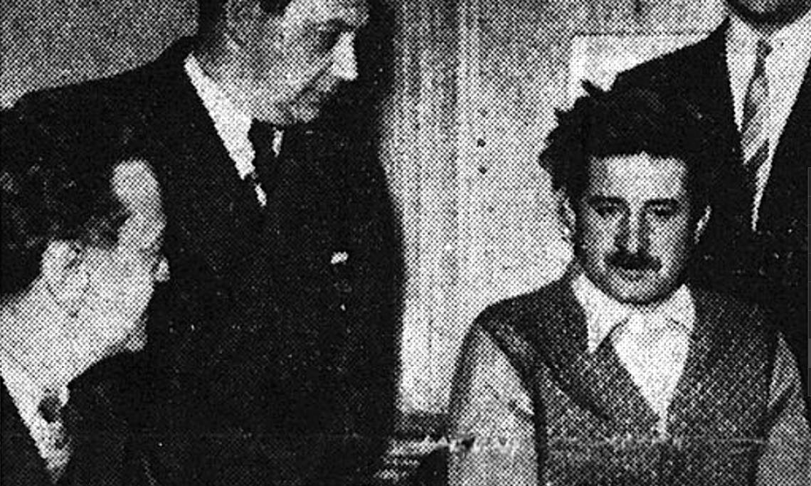 Arrestation d'Auguste Méla, dit « Gus », dans sa planque de Chantilly, Le Matin, 1939 - source : RetroNews-BnF