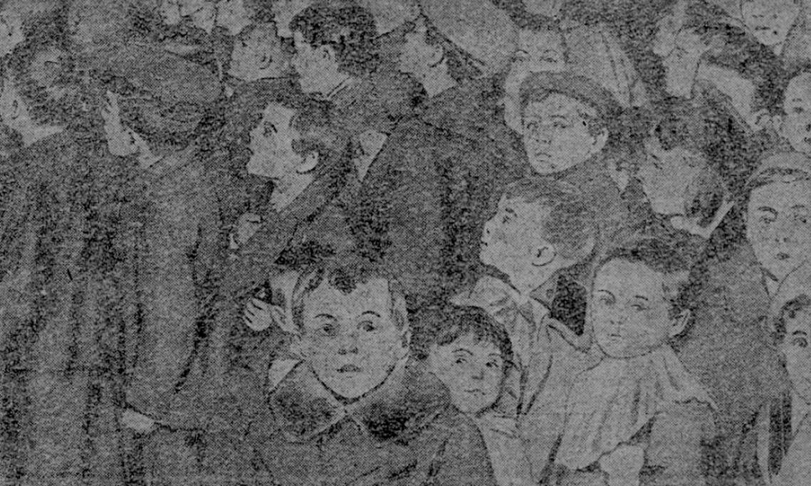 Au Noël américain du Palais de Glace, 400 orphelins français reçoivent des cadeaux, Le Journal, 26 décembre 1918 - source : RetroNews-BnF