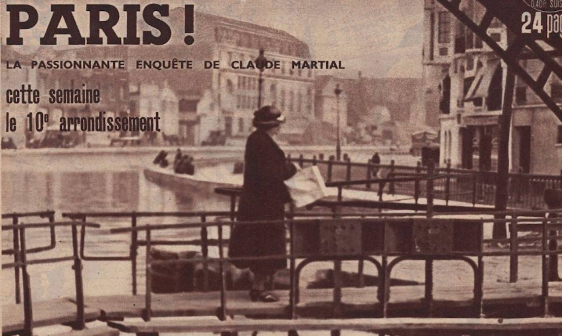 Une de Regards, reportage consacré au 10e arrondissement, 11 février 1937 - source : RetroNews-BnF