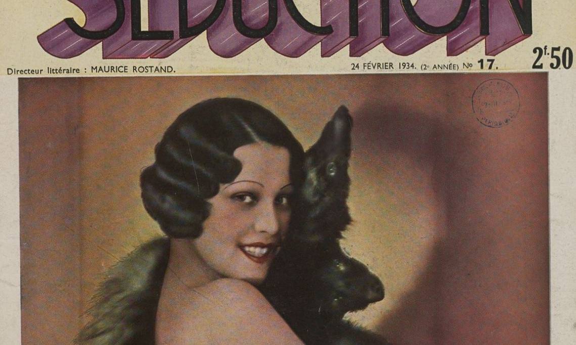 Une du magazine Séduction, 24 février 1934 - source : RetroNews BnF