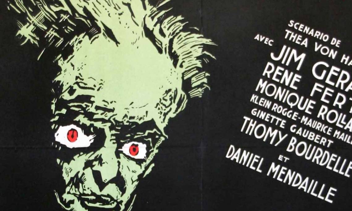 Affiche française du film de Fritz Lang, Le Testament du docteur Mabuse, 1933 - source : WikiCommons
