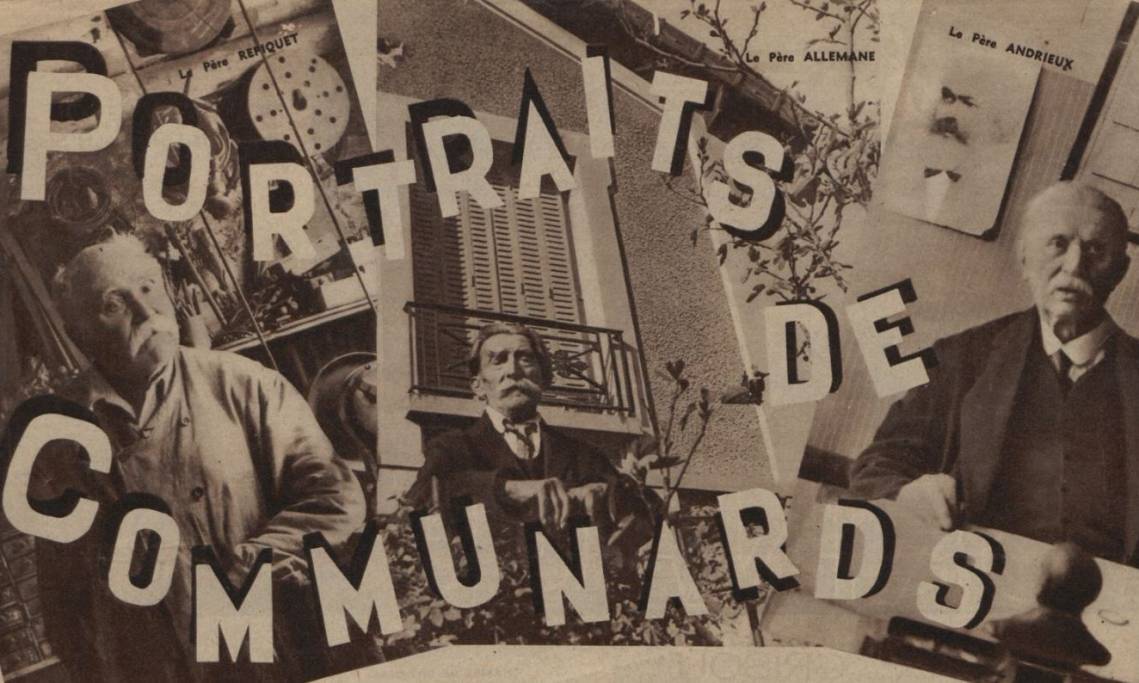 Extrait de l'article de Regards, « Portraits de Communards », 25 mai 1934 - source : RetroNews-BnF