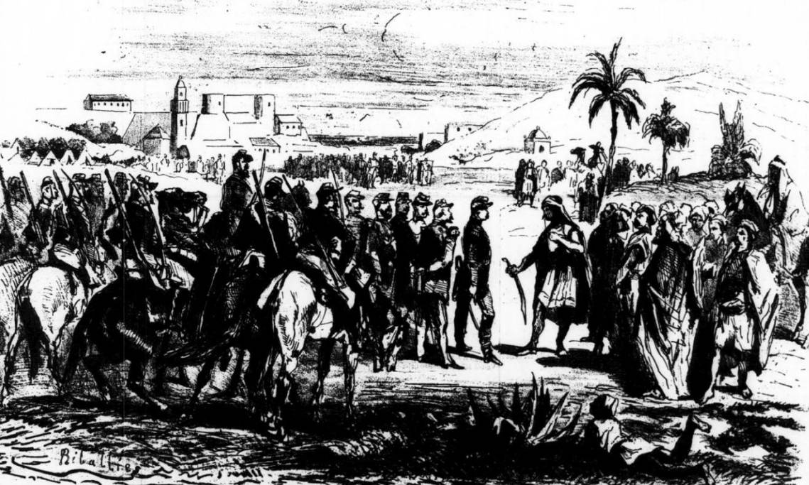 Illustration de la « Révolte de Mokrani » par M. Riballier, La Chronique illustrée, 1871 - source : RetroNews-BnF 