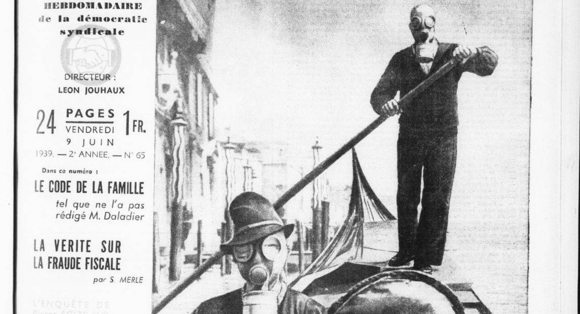 « Venise, 1939 », Une de Messidor du 9 juin 1939 - source : RetroNews-BnF
