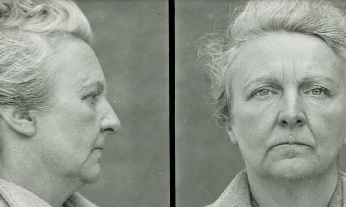 Portrait de Berty Albrecht à la suite de son arrestation en tant que résistante, 1943 - source : Archives départementales du Cantal