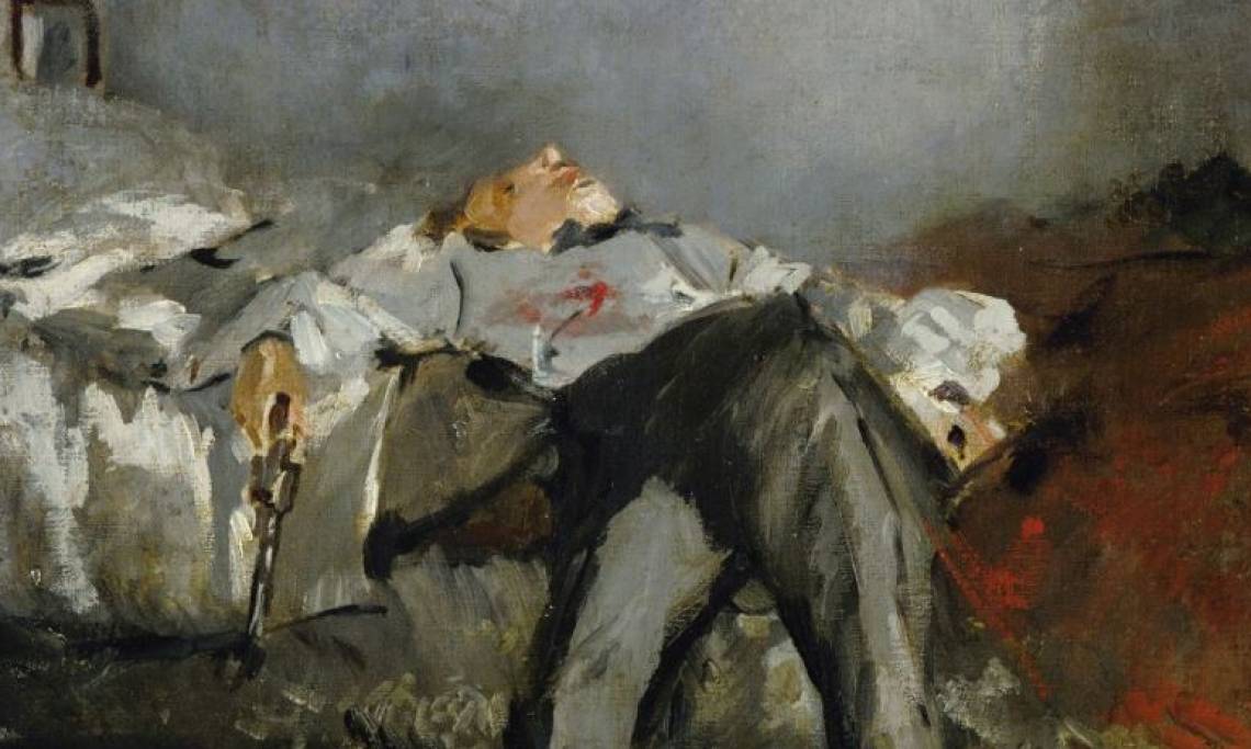 « Le Suicidé », tableau d'Edouard Manet, entre 1877 et 1881 - source : WikiCommons