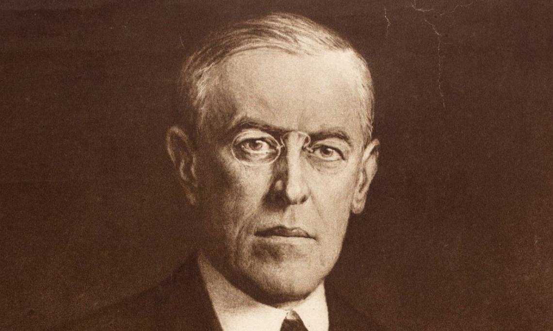 Woodrow Wilson, président des États-Unis de 1913 à 1921 - source : Gallica-BnF