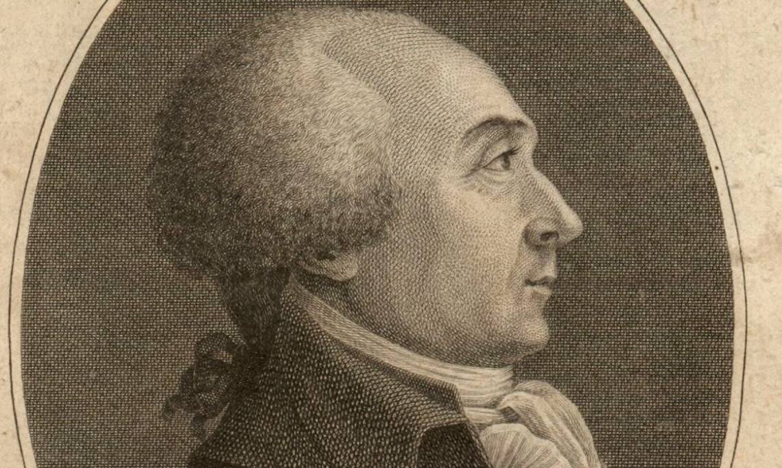 Jacques-René Hebert, unique rédacteur du journal révolutionnaire « Le Père Duchesne », gravure d'Edme Bovinet, 1796 - source : WikiCommons