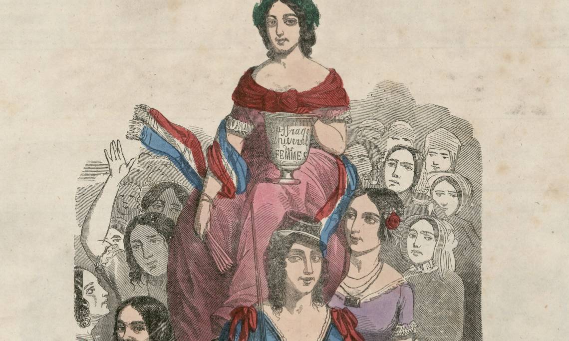 « Madame la Représentante du Peuple ou l'émancipation de ces dames, folie », 1849 – source : Gallica-BnF