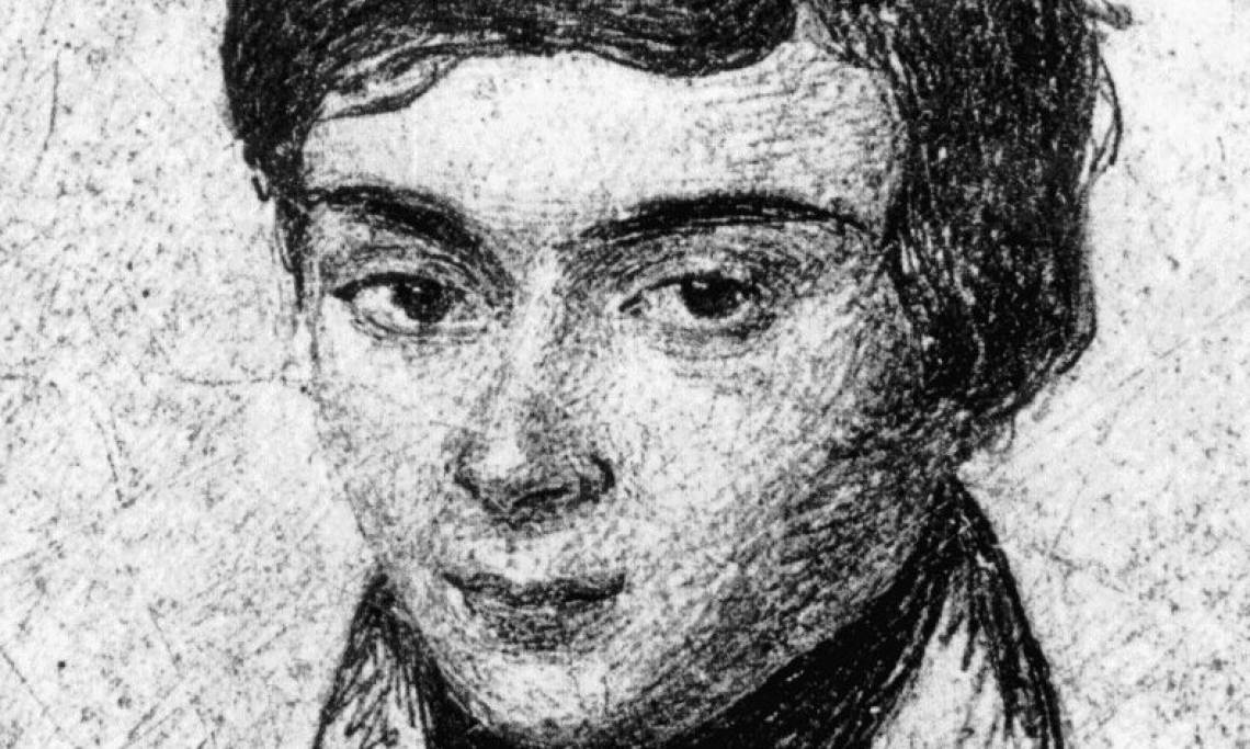Portrait d'Évariste Galois à l'âge de 15 ou 16 ans, auteur inconnu, circa 1826 - source : WiCommons