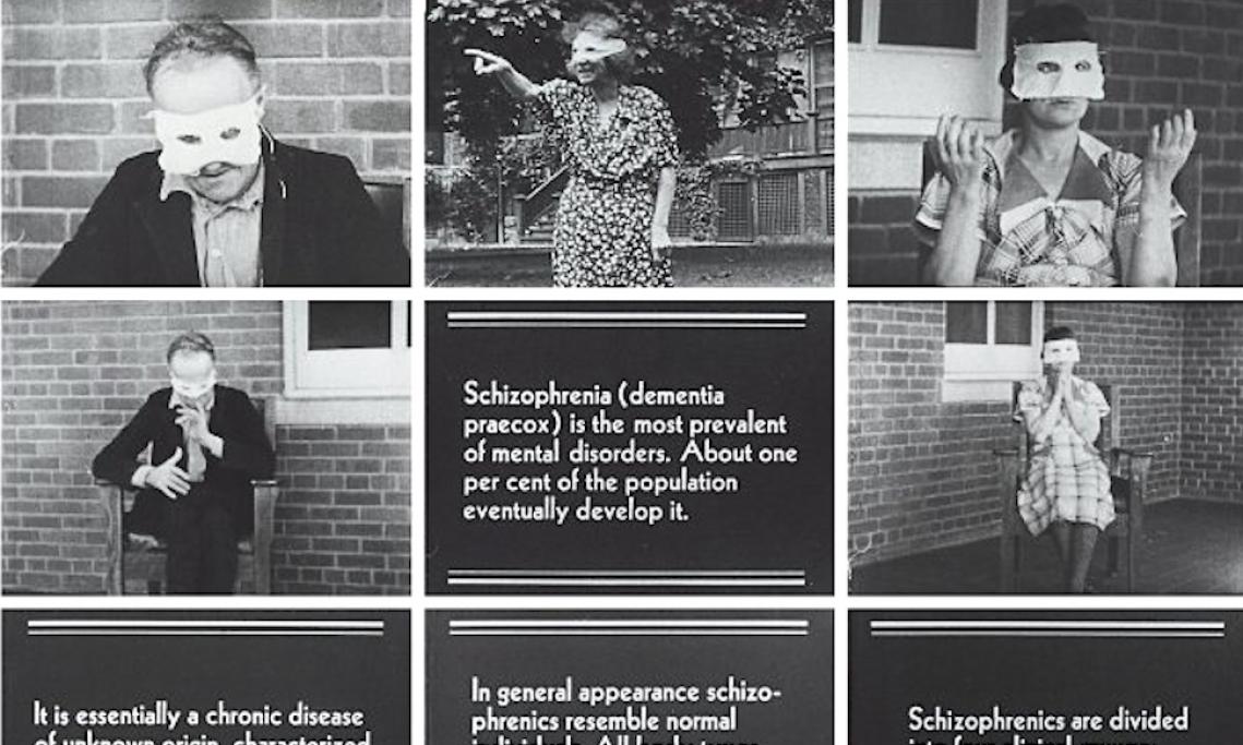 Images extraites d'un film documentaire muet sur le traitement des schizophrènes en instituts spécialisés, 1938 - source : WikiCommons