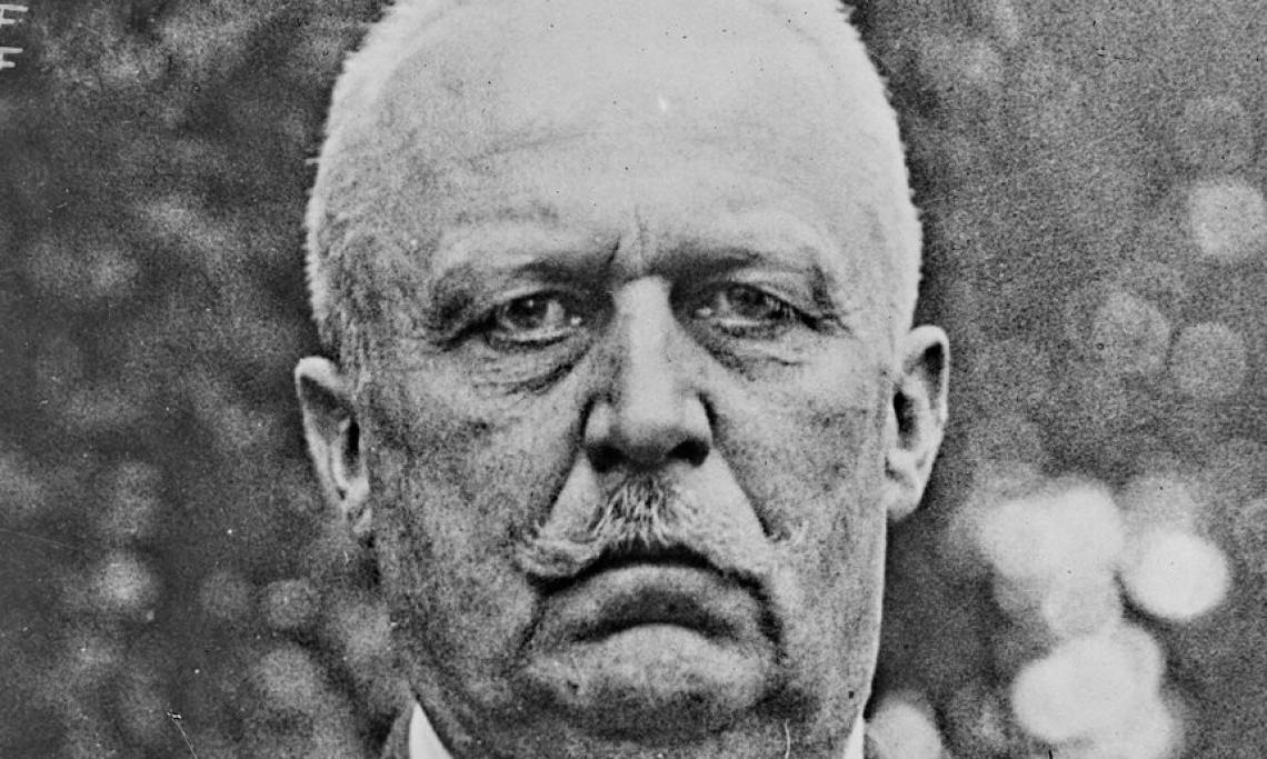 Le général en chef des armées allemandes pendant la Première Guerre mondiale, Ludendorff, agence Rol, 1923 - source : Gallica-BnF
