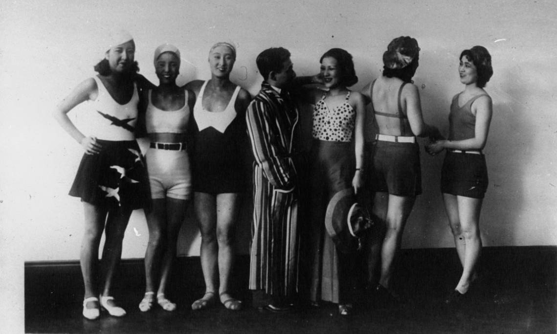 Costumes de bain "de mode" au Japon, Agence Rol, 1932 - source : Gallica-BnF