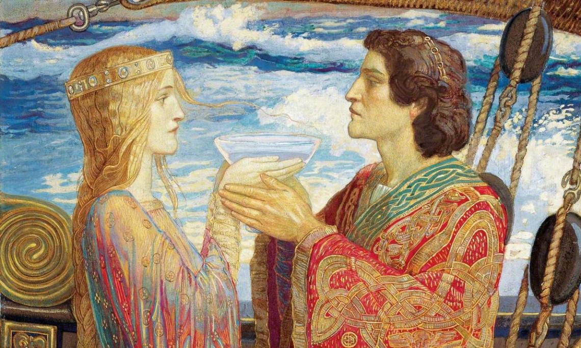 « Tristan and Isolde », peinture de John Duncan, 1912 - source : WikiCommons