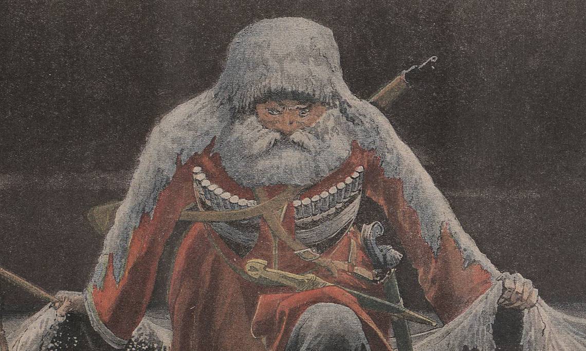 « Le général Hiver », dessin paru dans Le Petit Journal supplément illustré, 1916 – source : RetroNews-BnF
