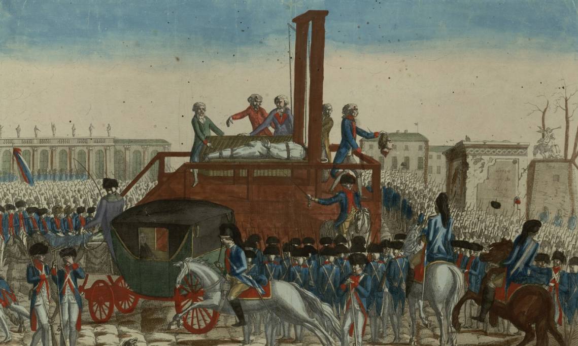"Mort de Louis Capet 16e du nom, le 21 janvier 1793", circa 1793 - source : Gallica-BnF