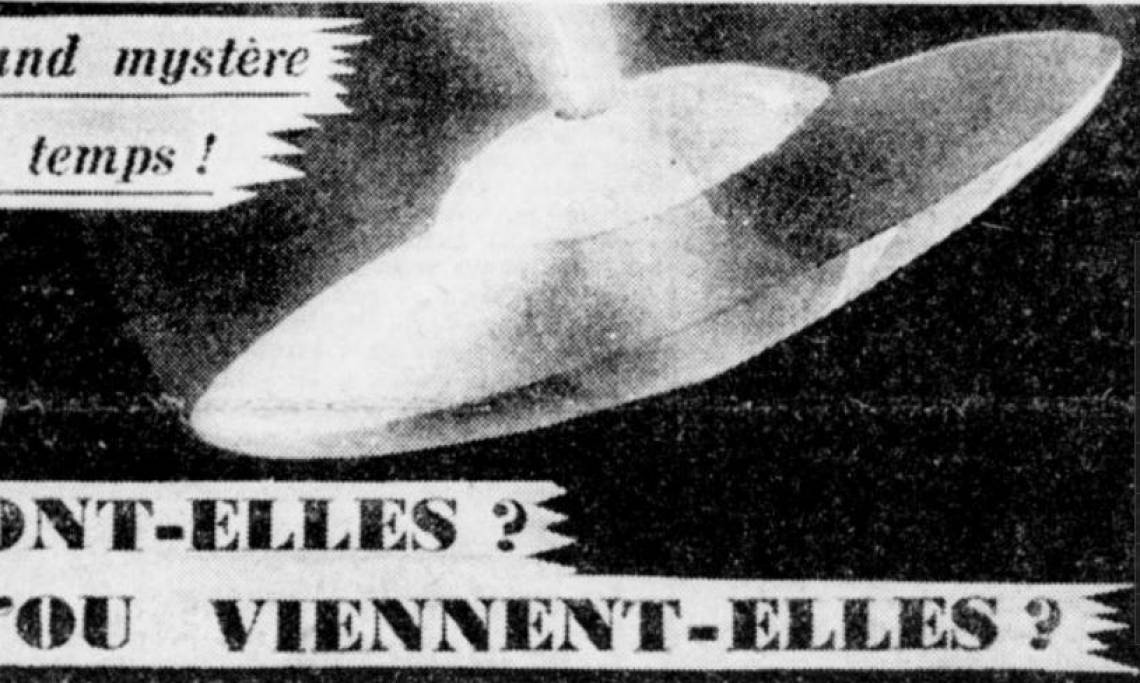 « Le plus grand mystère de tous les temps ! », La Bourgogne républicaine, 1954 – source : RetroNews-BnF