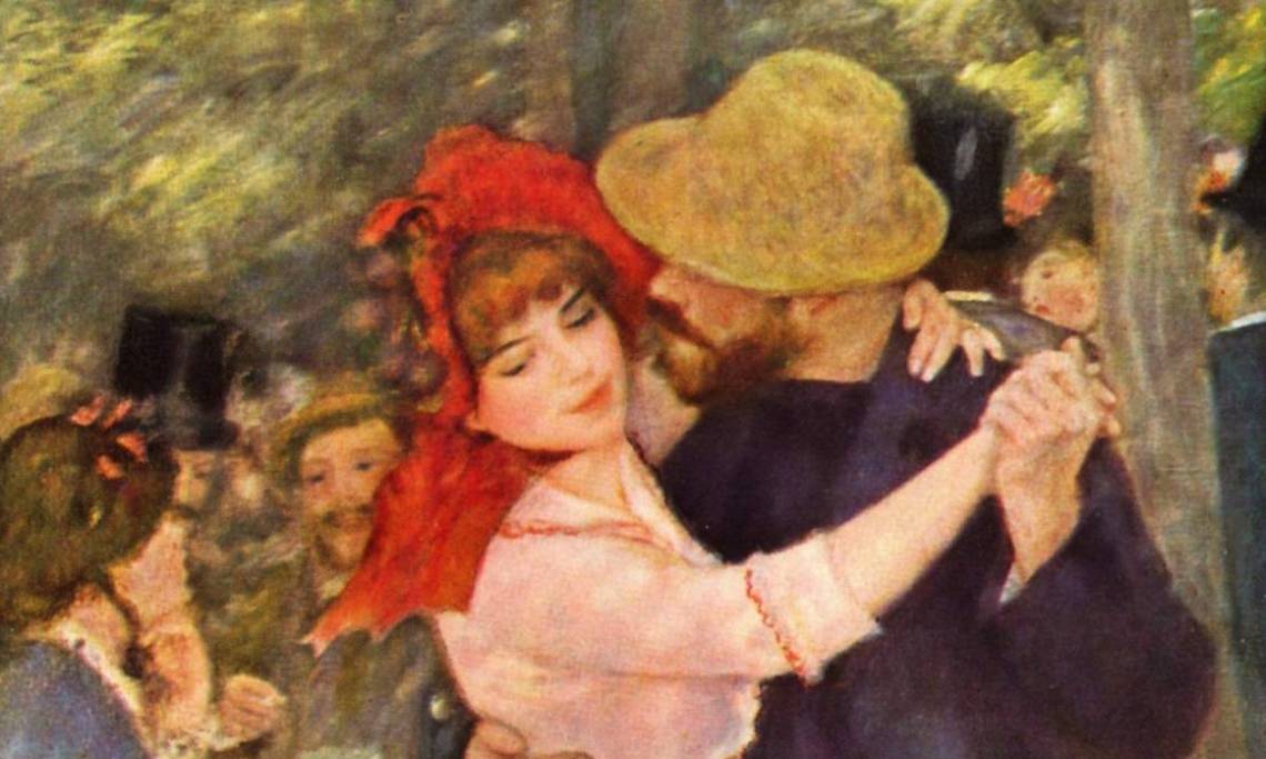 Pierre-Auguste Renoir, « Bal à Bougival », 1883 - source : WikiCommons