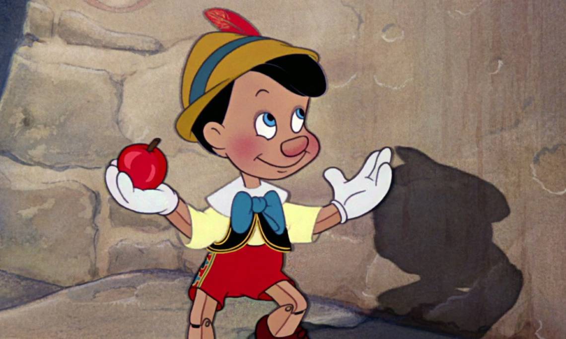 Scène du film « Pinocchio » de Walt Disney, 1940 - source : WikiCommons