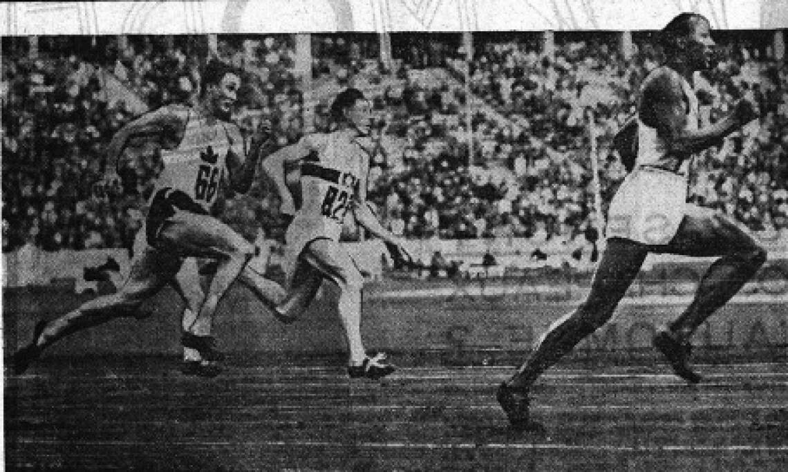 Jesse Owens remporte sa troisième victoire olympique - Le Figaro 6 août 1936 - Source RetroNews BnF