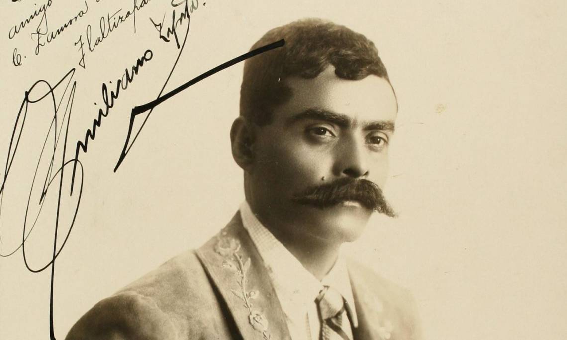 Photo du révolutionnaire mexicain Emiliano Zapata, circa 1915 - source : Center for the Study of Mexican History-WikiCommons