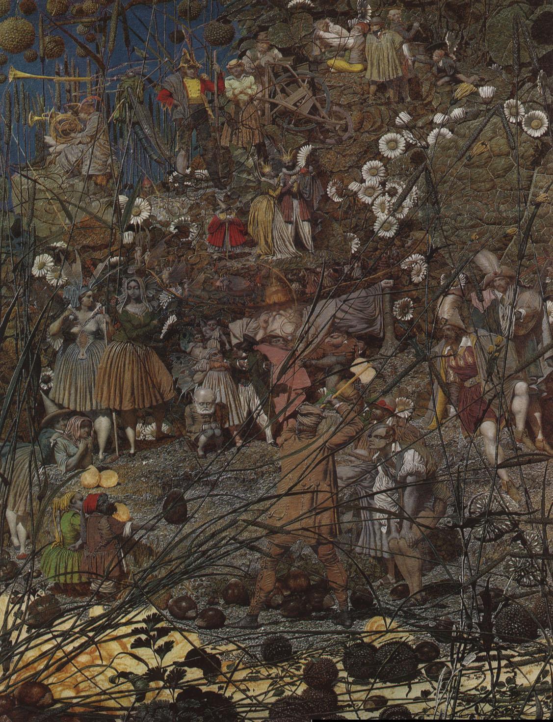 « The Fairy Feller's Master-Stroke », célèbre peinture de Richard Dadd composée à l'asile psychiatrique, 1855-1864 - source : Tate Gallery-WikiCommons