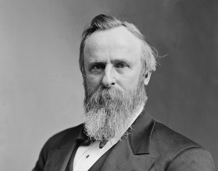Le candidat républicain Rutherford B. Hayes dans les années 1870 - source : WikiCommons