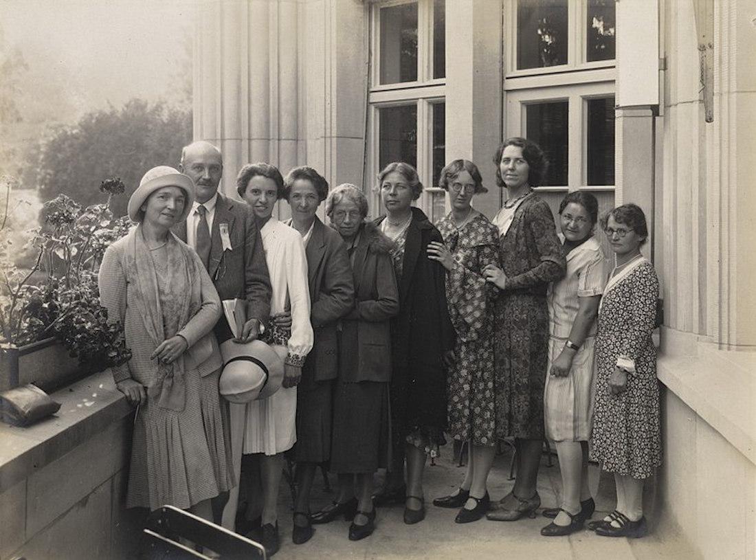 Photographie de groupe à la conference sur le Birth Control de Zurich, 1930 - source : Domaine Public