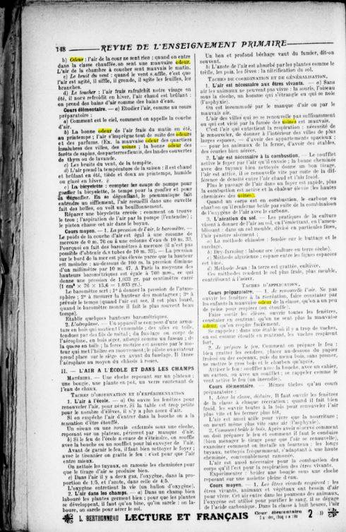 Revue de l’enseignement primaire, 5 novembre 1922 - source : RetroNews-BnF