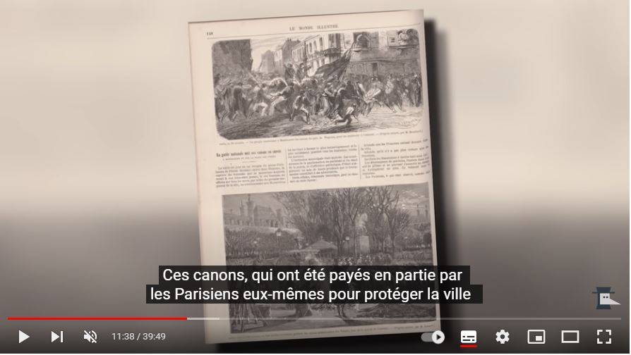 Le Monde illustré du 11 mars 1871 dans la vidéo de Nota Bene sur la Commune de Paris en partenariat avec RetroNews - source : RetroNews-BnF