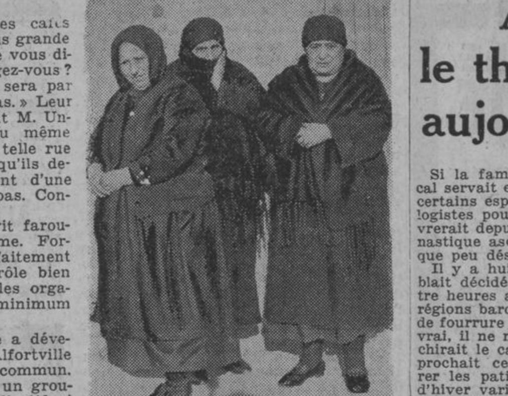 Trois femmes arméniennes de Île-Saint-Pierre, 1933, Paris-Soir - source : RetroNews-BnF
